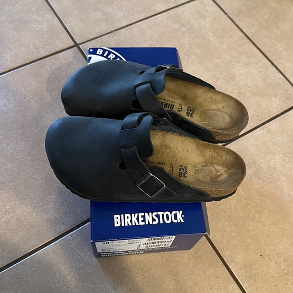 Birkenstock Shoes - Birkenstock Boston black oiled 7 38